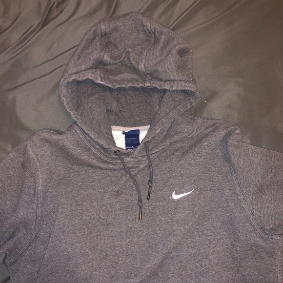 GREY NIKE HOODIE SWEATSHIRT - Picture 3 of 5